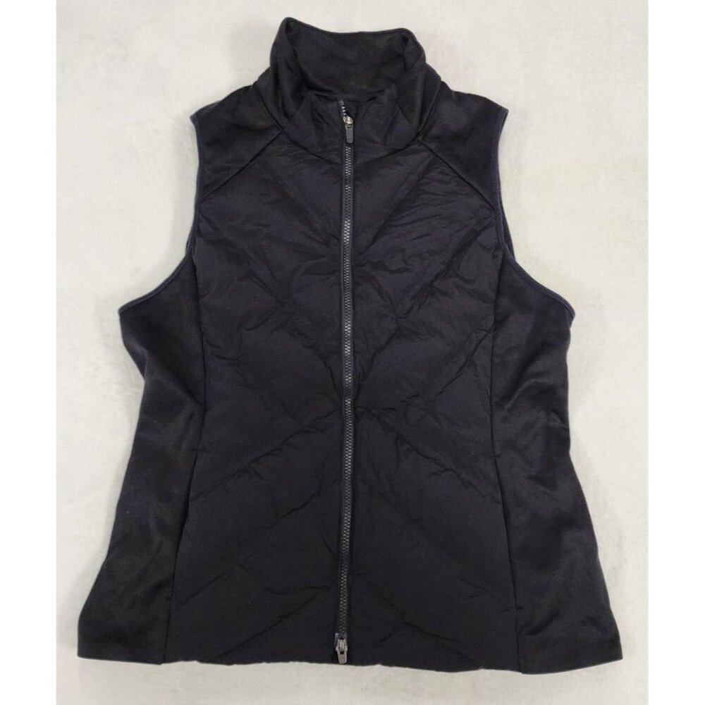 Athleta Inlet Puffer Vest Black Large - Picture 4 of 9